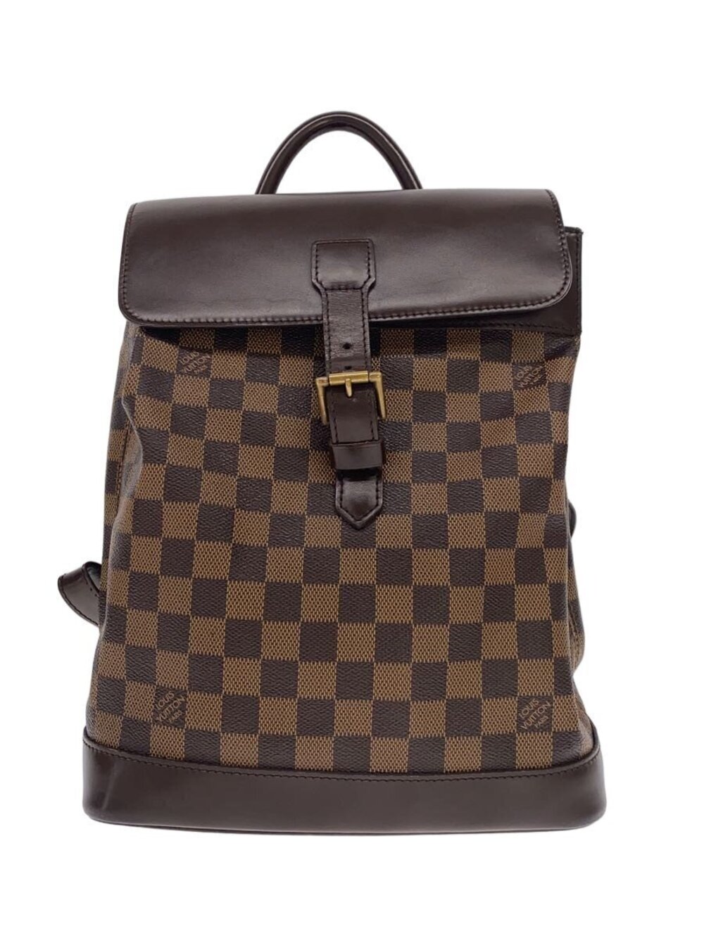 Louis Vuitton Soho Backpack Damier Ebene Brown LV Shoulder Bag